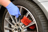 Professional Red & Black Alloy Wheel Brush