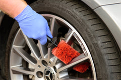 Professional Red & Black Alloy Wheel Brush