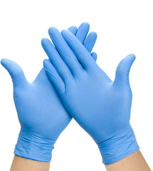 Nitrile powder free gloves.